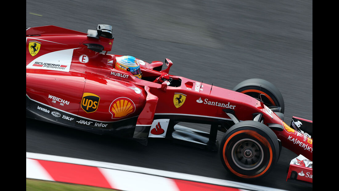 Fernando Alonso - Ferrari - Formel 1 - GP Japan - 3. Oktober 2014