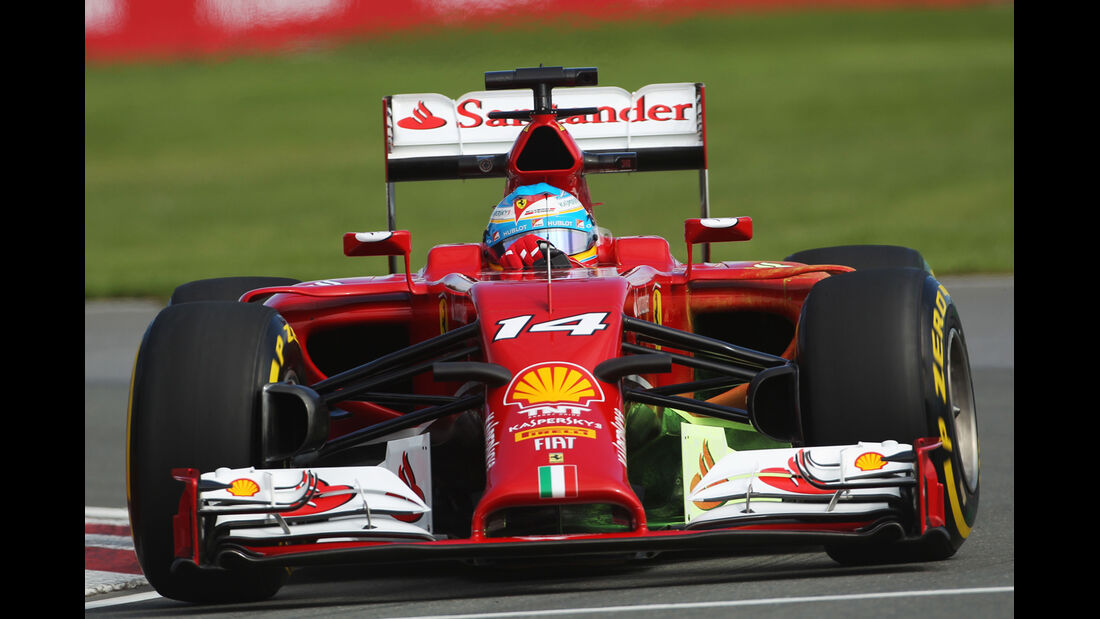 Fernando Alonso - Ferrari - Formel 1 - GP Kanada - Montreal - 6. Juni 2014