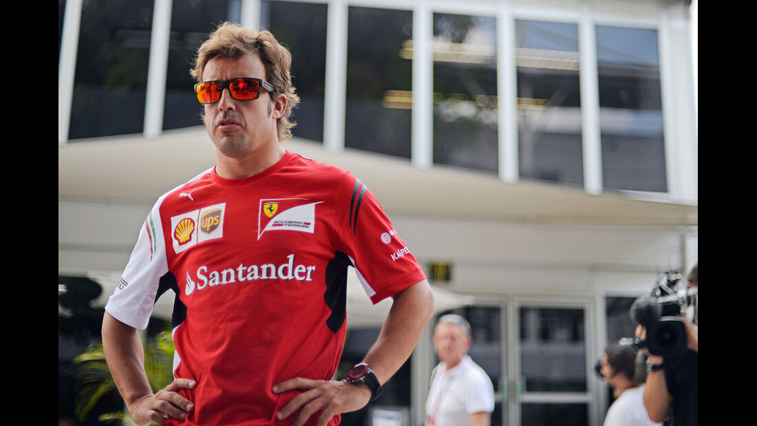 Fernando Alonso - Ferrari - Formel 1 - GP Malaysia - Sepang - 27. März 2014