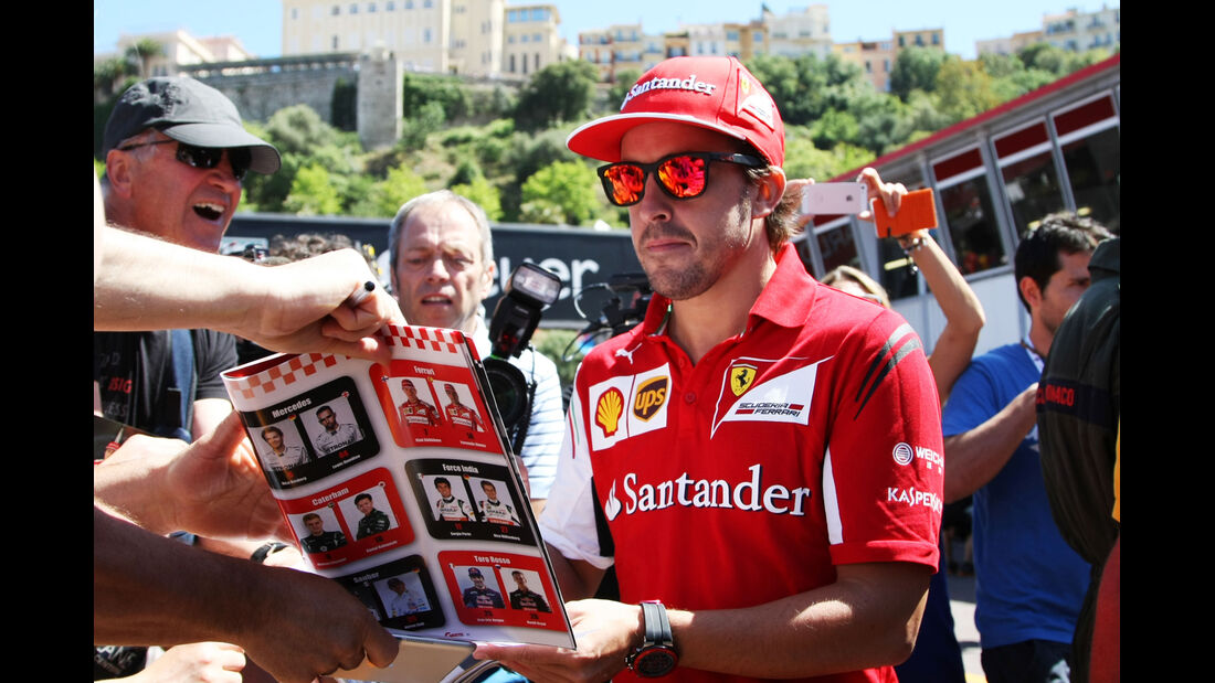 Fernando Alonso - Ferrari - Formel 1 - GP Monaco 2014