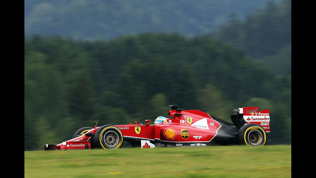 Fernando Alonso - Ferrari - Formel 1 - GP Österreich - Spielberg - 20. Juni 2014