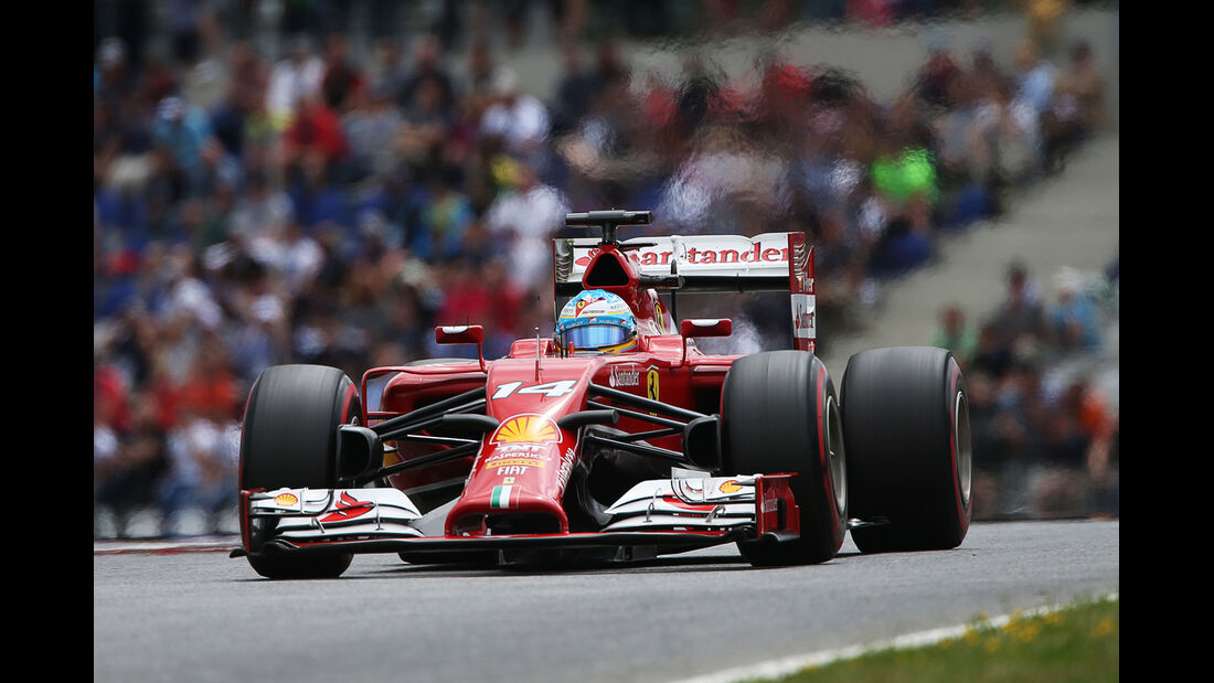 Fernando Alonso - Ferrari - Formel 1 - GP Österreich - Spielberg - 21. Juni 2014
