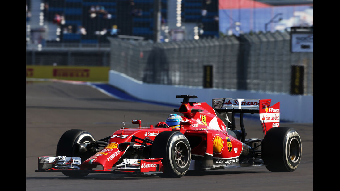 Fernando Alonso - Ferrari - Formel 1 - GP Russland - 10. Oktober 2014