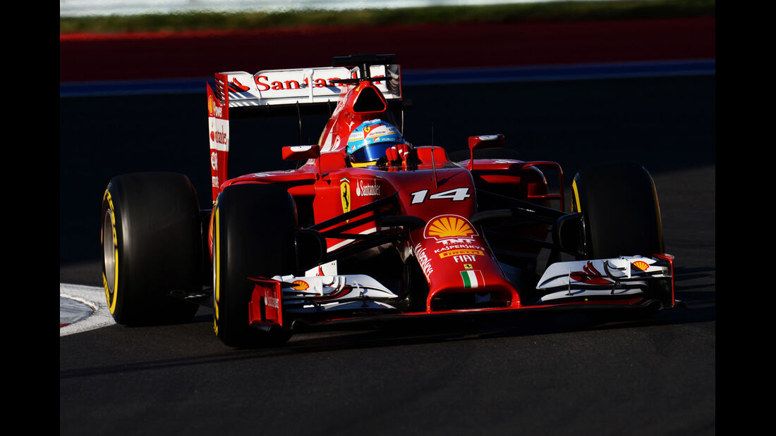 Fernando Alonso - Ferrari - Formel 1 - GP Russland - 11. Oktober 2014