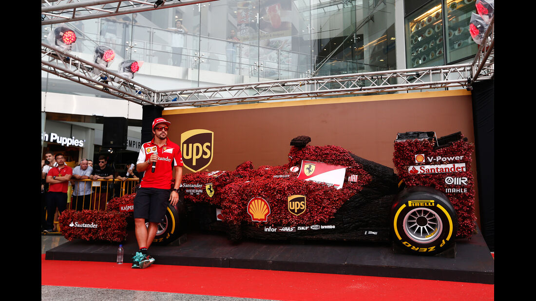 Fernando Alonso - Ferrari - Formel 1 - GP Singapur - 18. September 2014