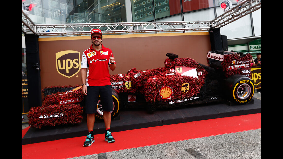 Fernando Alonso - Ferrari - Formel 1 - GP Singapur - 18. September 2014