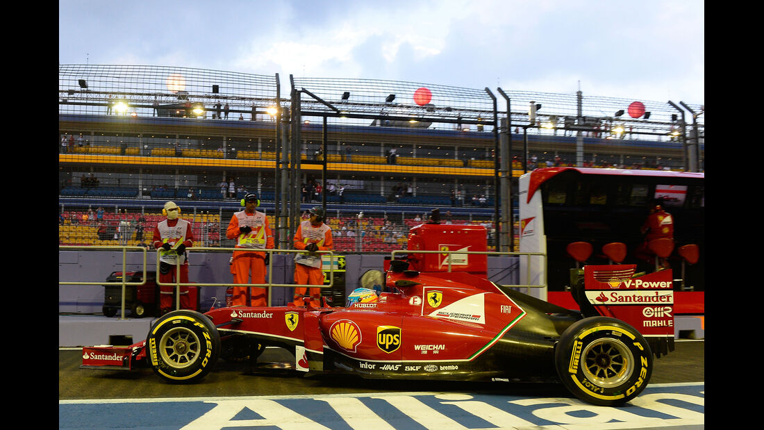 Fernando Alonso - Ferrari - Formel 1 - GP Singapur - 19. September 2014