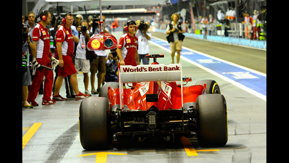 Fernando Alonso - Ferrari - Formel 1 - GP Singapur - 22. September 2012