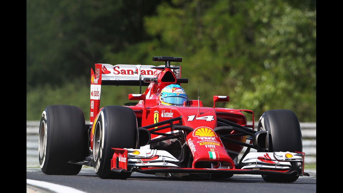 Fernando Alonso - Ferrari - Formel 1 - GP Ungarn - 25. Juli 2014