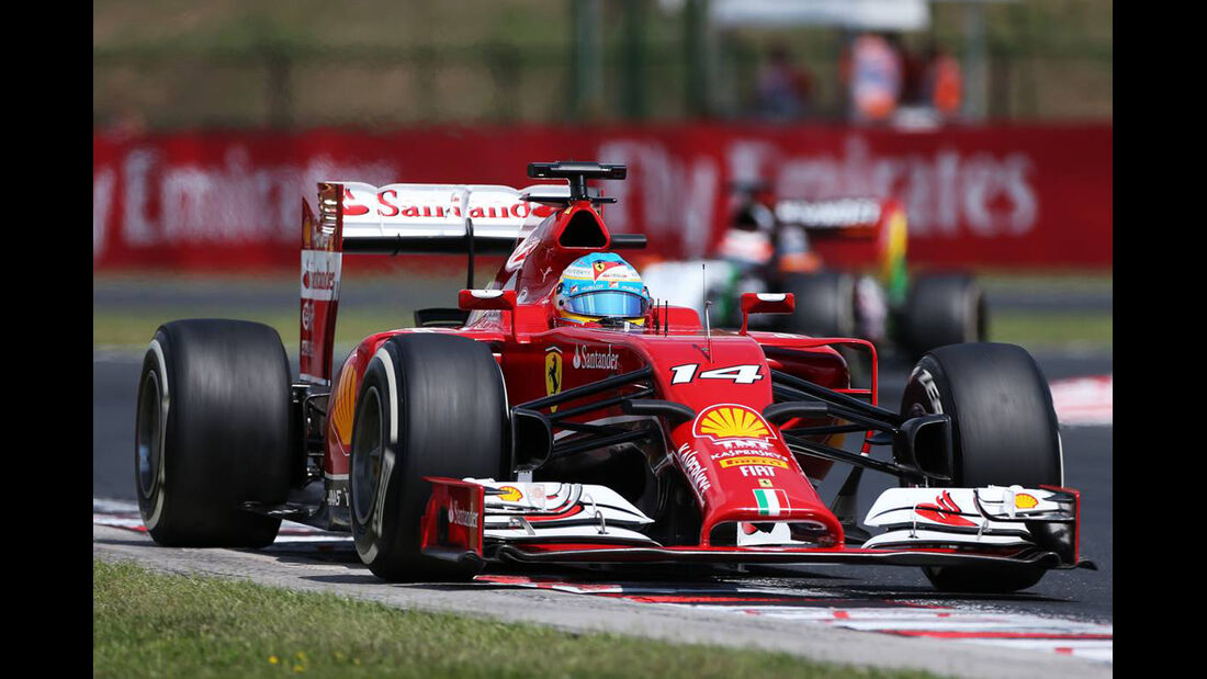 Fernando Alonso - Ferrari - Formel 1 - GP Ungarn - 26. Juli 2014