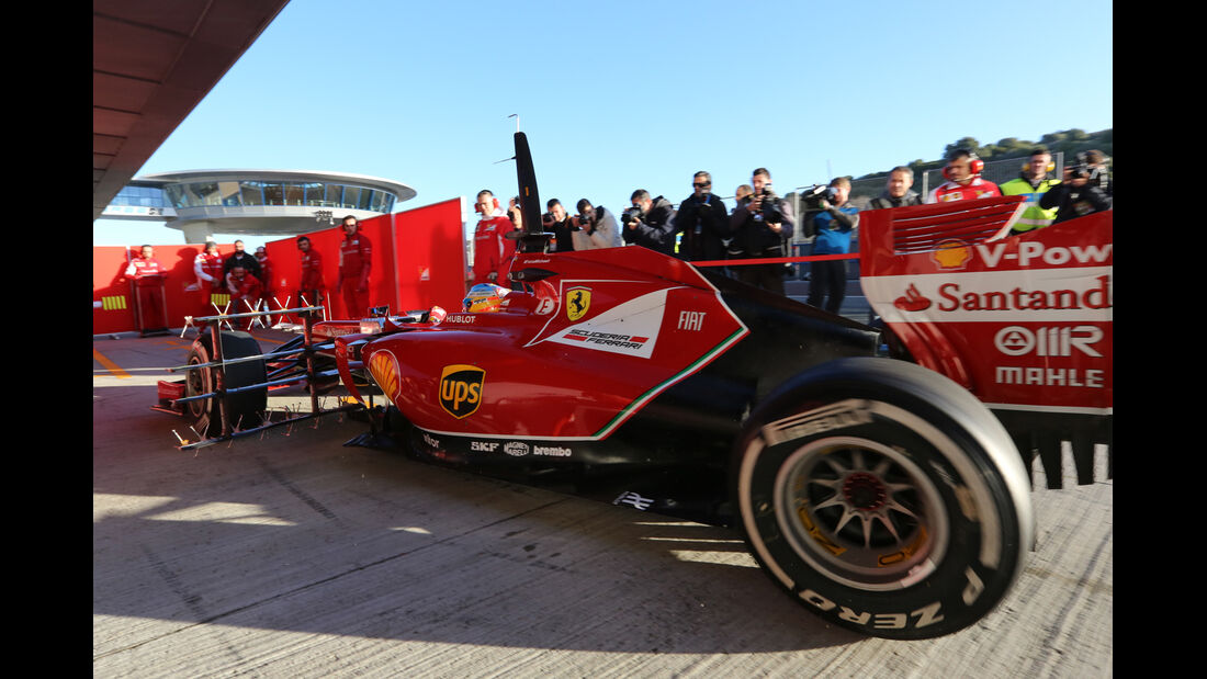 Fernando Alonso - Ferrari - Formel 1 - Jerez - Test - 30. Januar 2014