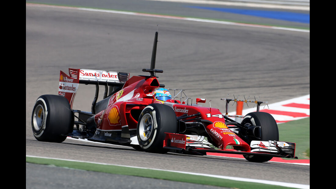 Fernando Alonso - Ferrari - Formel 1 - Test 1 - GP Bahrain 2014
