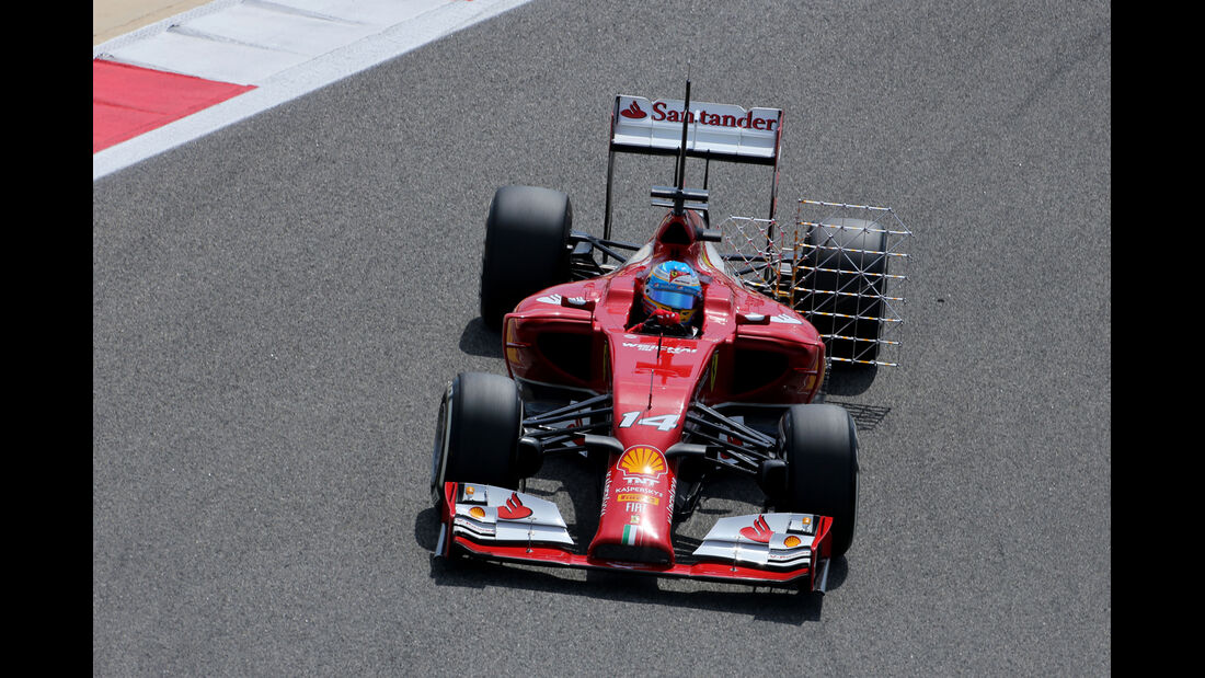 Fernando Alonso - Ferrari - Formel 1 - Test 1 - GP Bahrain 2014