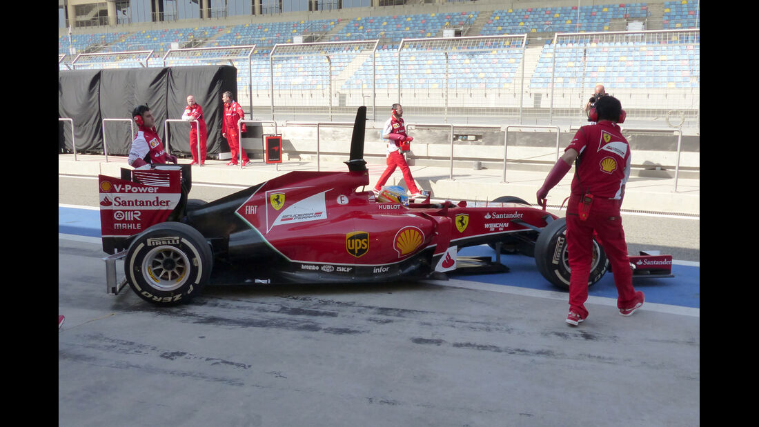 Fernando Alonso - Ferrari - Formel 1 - Test - Bahrain - 20. Februar 2014