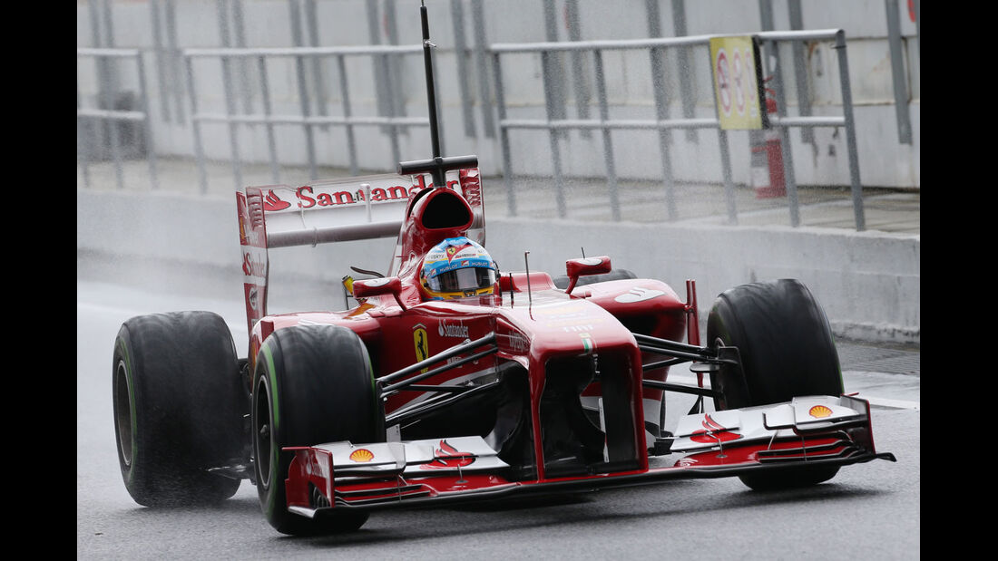 Fernando Alonso, Ferrari, Formel 1-Test, Barcelona, 01. März 2013