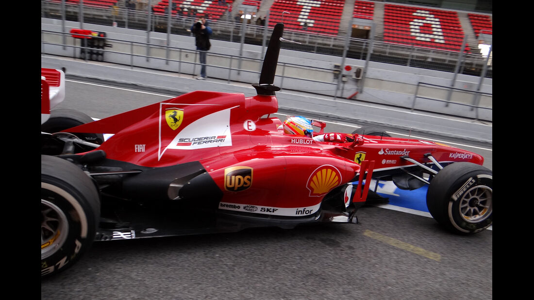 Fernando Alonso - Ferrari Formel 1 - Test - Barcelona - 19. Februar 2013