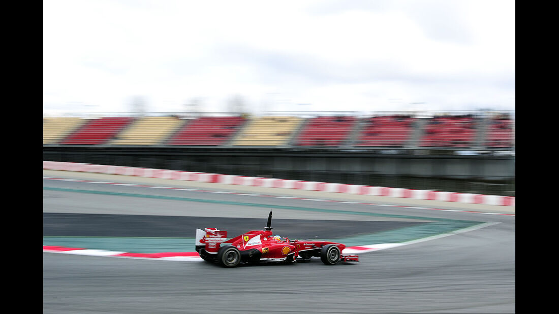 Fernando Alonso, Ferrari, Formel 1-Test, Barcelona, 19. Februar 2013
