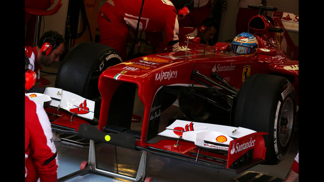 Fernando Alonso, Ferrari, Formel 1-Test, Barcelona, 20. Februar 2013