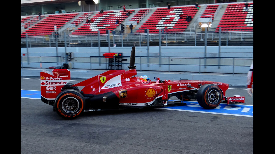 Fernando Alonso - Ferrari - Formel 1 - Test - Barcelona - 20. Februar 2013