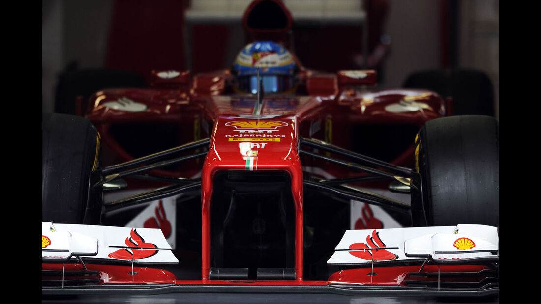 Fernando Alonso, Ferrari, Formel 1-Test, Barcelona, 21. Februar 2013
