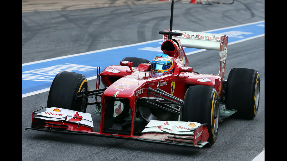 Fernando Alonso - Ferrari - Formel 1 - Test - Barcelona - 3. März 2013