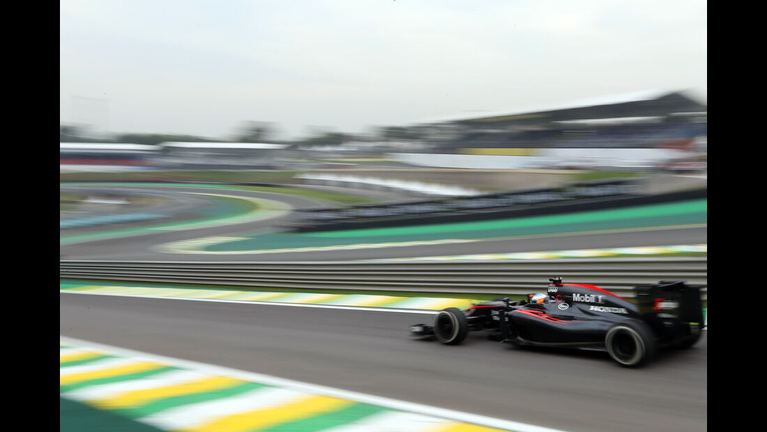 Fernando Alonso - Formel 1 - GP Brasilien- 13. November 2015