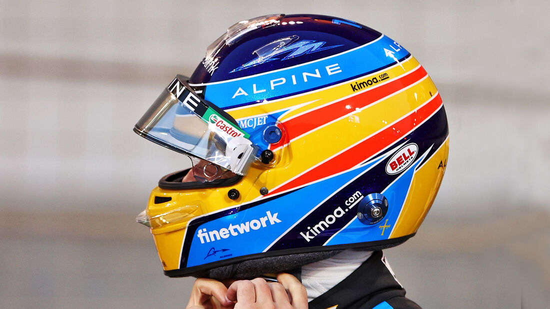Fernando Alonso - Formel 1 - Helm - 2021