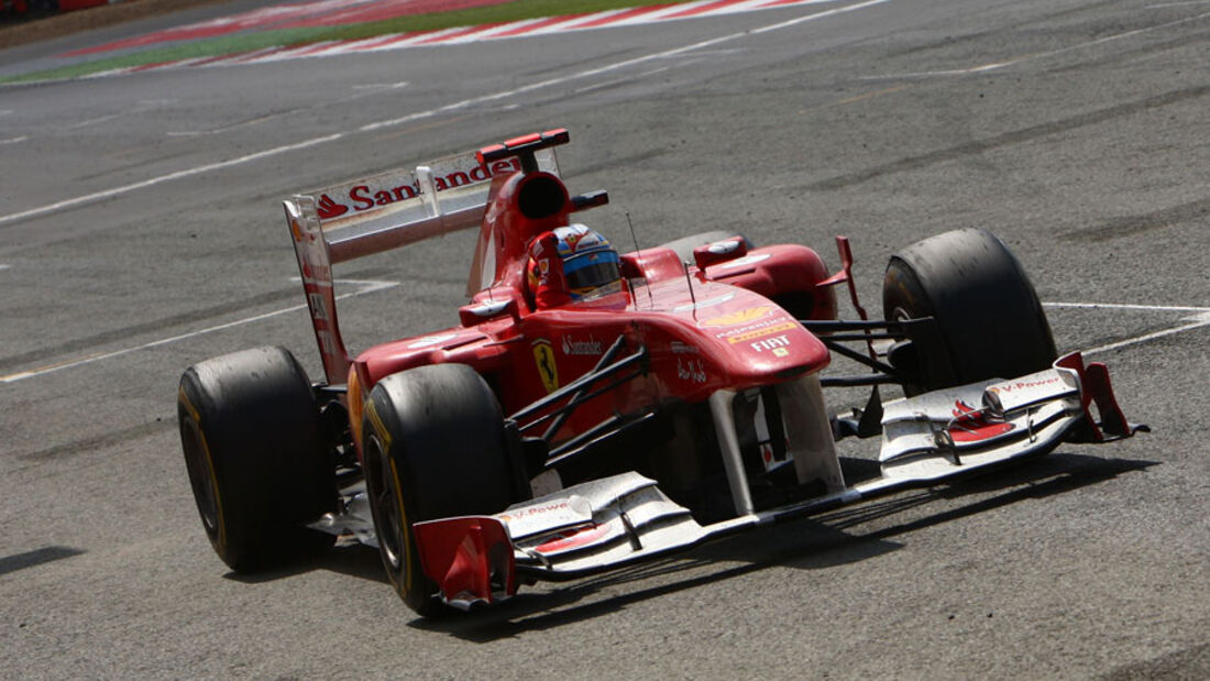 Fernando Alonso GP England 2011 Rennen