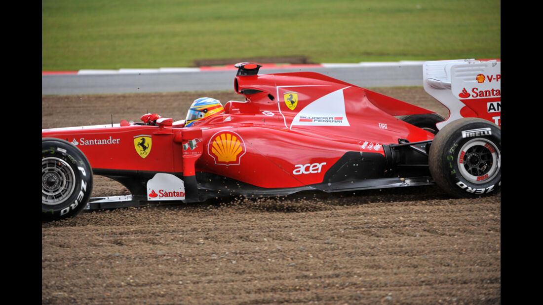 Fernando Alonso - GP England - Qualifying - 9. Juli 2011