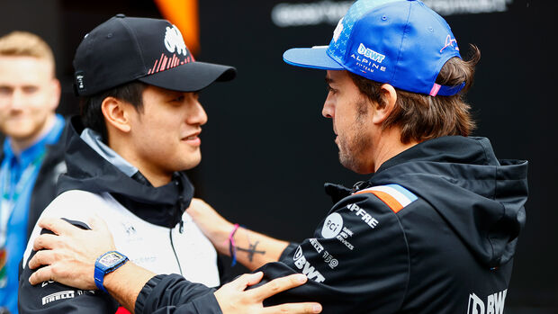 Fernando Alonso & Guanyu Zhou - GP Österreich 2022