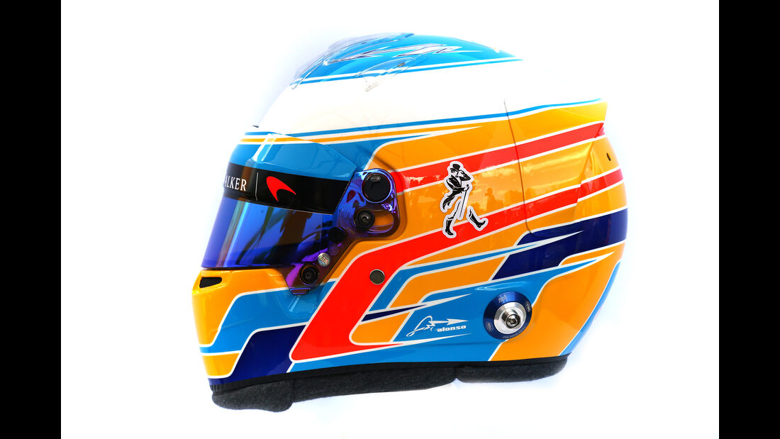 Fernando Alonso - Helm - Formel 1 - 2017