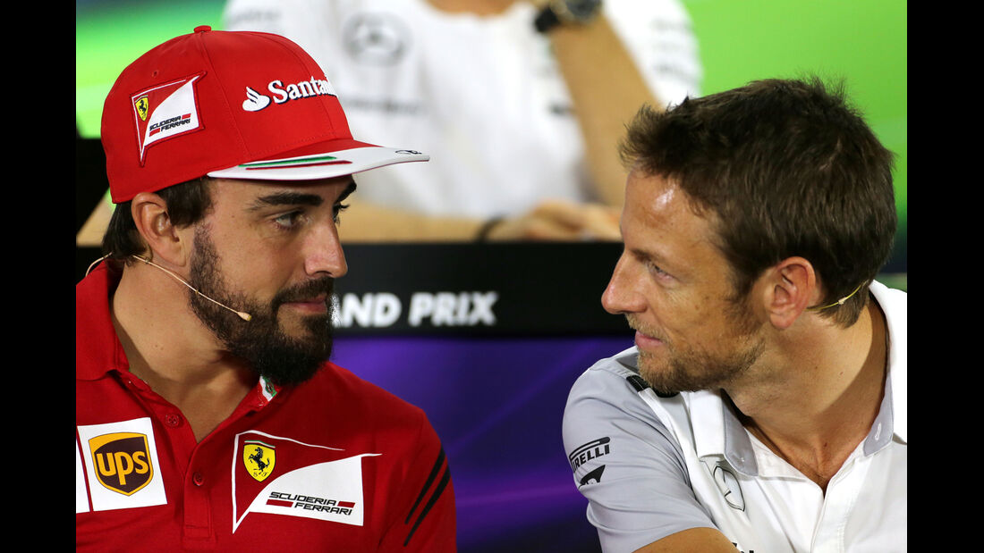 Fernando Alonso & Jenson Button - Formel 1 - GP Abu Dhabi - 20. November 2014