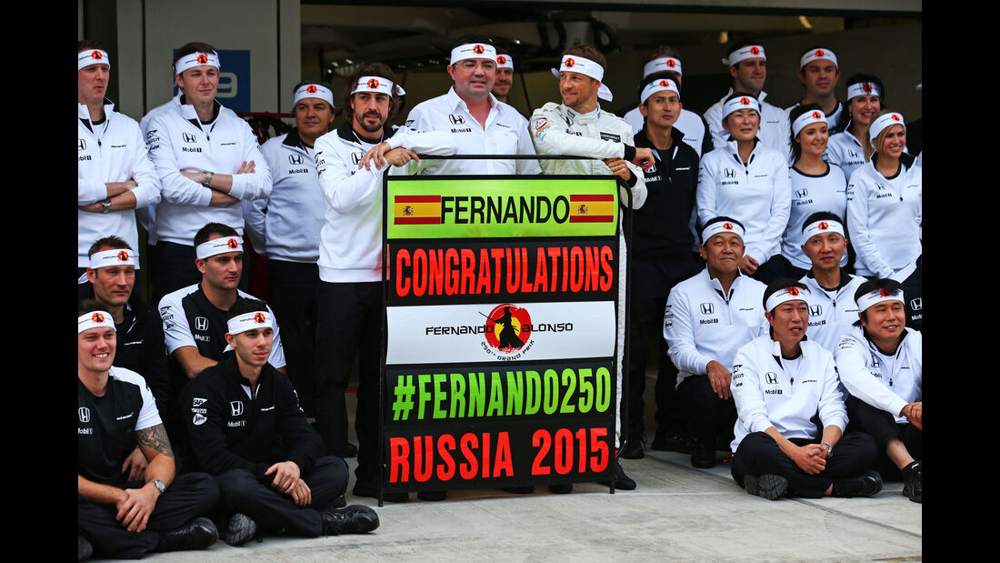 Fernando Alonso - Jenson Button - McLaren-Honda - GP Russland - Sochi - Freitag - 9.10.2015