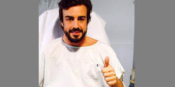 Fernando Alonso - Krankenhaus - Barcelona 2015