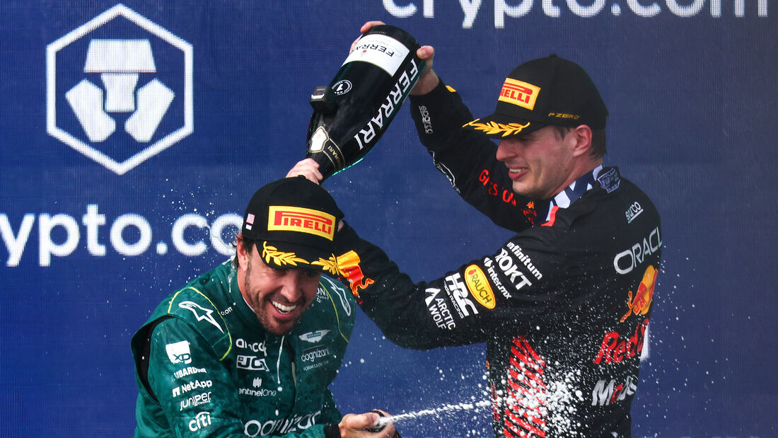 Fernando Alonso & Max Verstappen - Formel 1 - GP Miami 2023