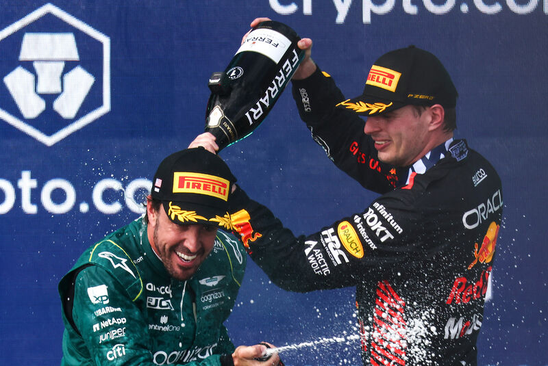 Fernando Alonso & Max Verstappen - Formel 1 - GP Miami 2023