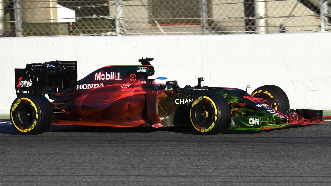 Fernando Alonso - McLaren - Barcelona - F1-Test - FloViz - 2016