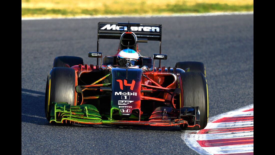 Fernando Alonso - McLaren - Barcelona - F1-Test - FloViz - 2016