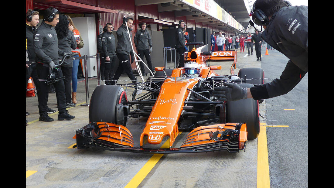 Fernando Alonso - McLaren - F1-Test - Barcelona - 27. Februar 2017
