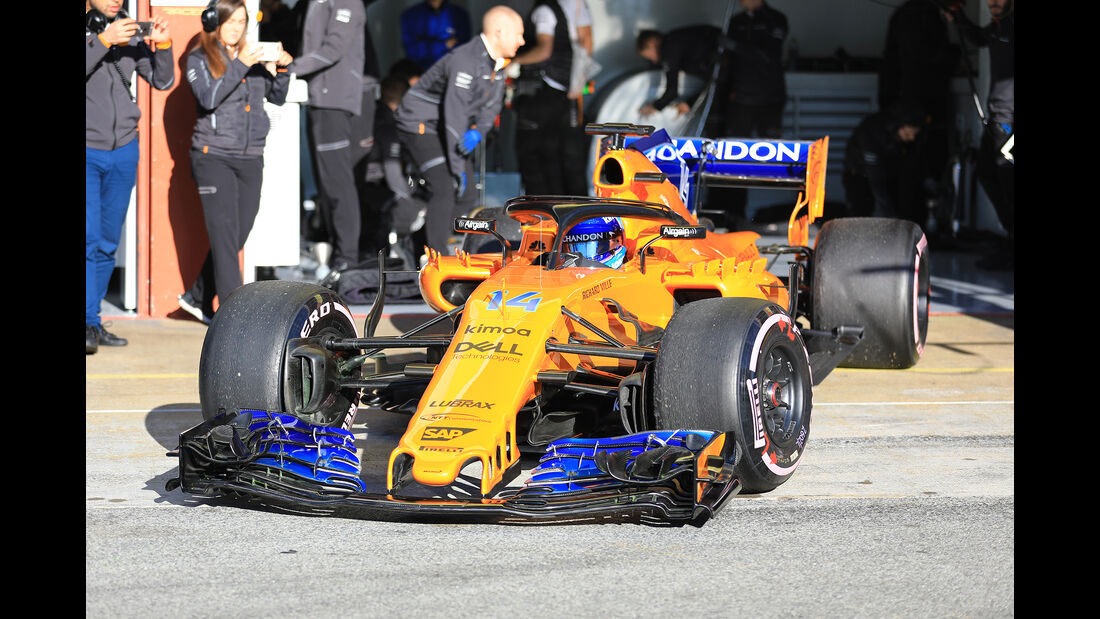 Fernando Alonso - McLaren - F1-Test - Barcelona - Tag 8 - 9. März 2018