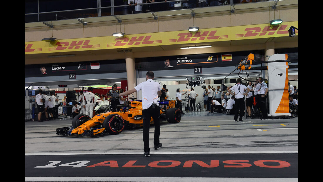 Fernando Alonso - McLaren - Formel 1 - GP Bahrain - 7. April 2018