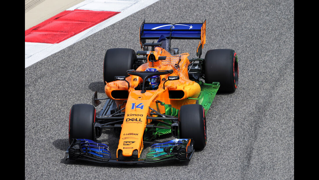 Fernando Alonso - McLaren - Formel 1 - GP Bahrain - Training - 6. April 2018