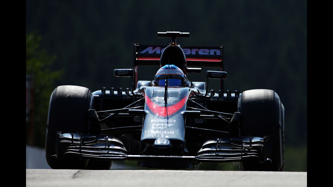 Fernando Alonso - McLaren - Formel 1 - GP Belgien - Spa-Francorchamps - 21. August 2015