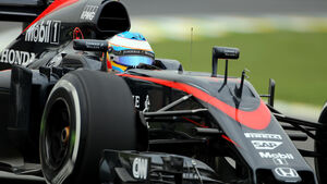 Fernando Alonso - McLaren - Formel 1 - GP Brasilien- 13. November 2015