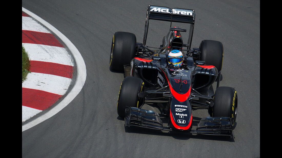 Fernando Alonso - McLaren - Formel 1 - GP Kanada - Montreal - 5. Juni 2015
