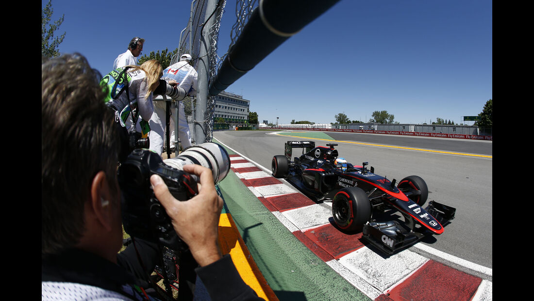Fernando Alonso - McLaren - Formel 1 - GP Kanada - Montreal - 6. Juni 2015