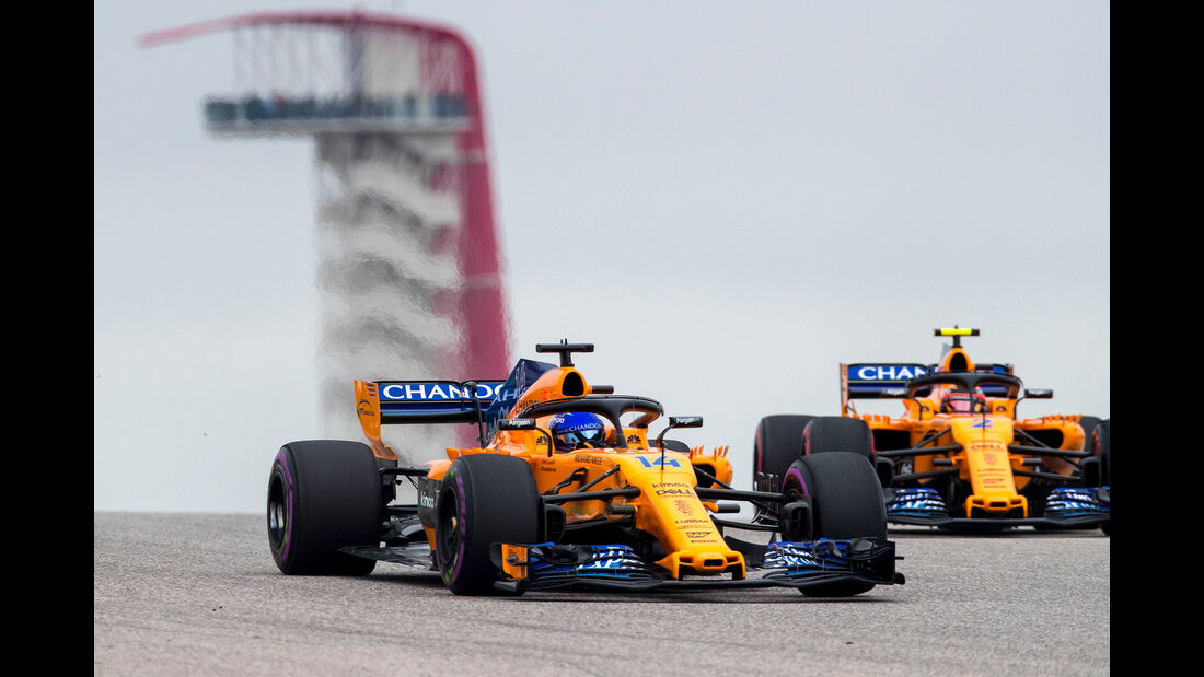 Fernando Alonso - McLaren - Formel 1 - GP USA - Austin - 20. Oktober 2018