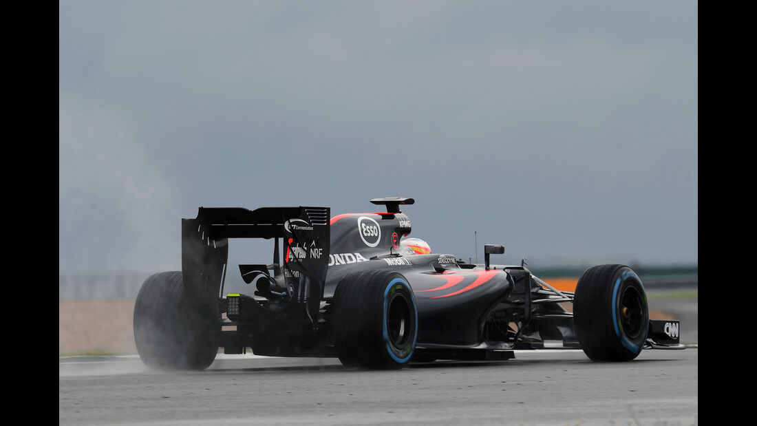 Fernando Alonso - McLaren - Formel 1 - Silverstone-Test - 12. Juli 2016