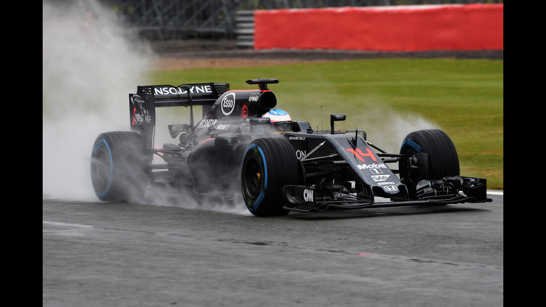 Fernando Alonso - McLaren - Formel 1 - Silverstone-Test - 12. Juli 2016