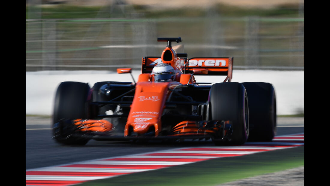 Fernando Alonso - McLaren - Formel 1 - Test - Barcelona - 10. März 2017
